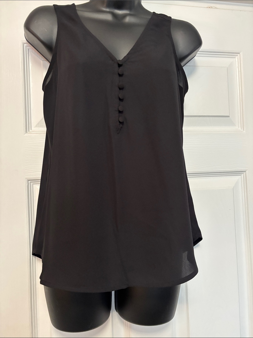 Petite sleeveless top
